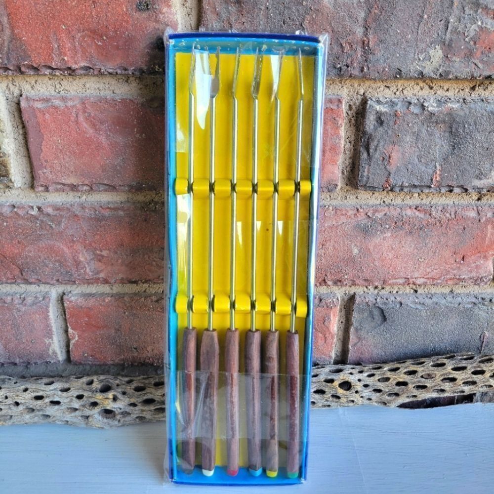 Vintage Fondue Forks Set